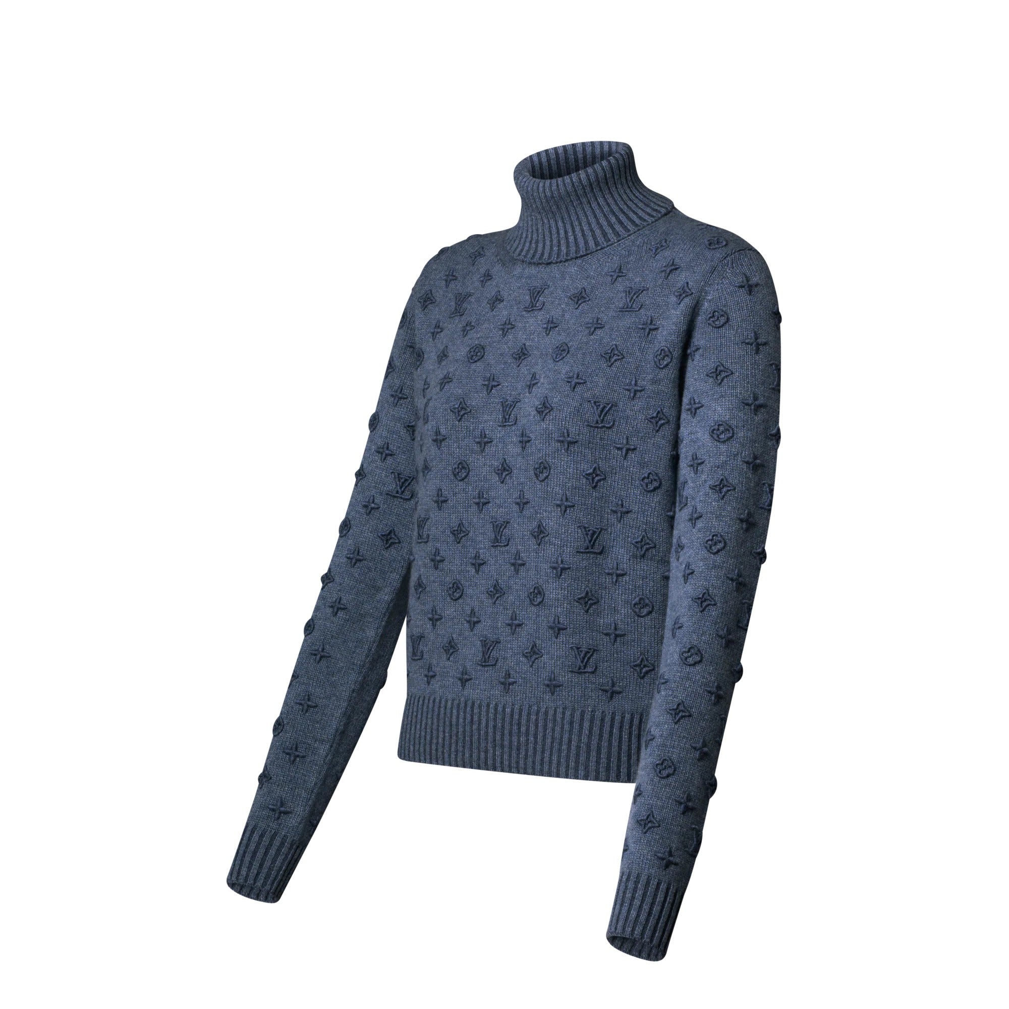 3D Signature Turtleneck Pullover