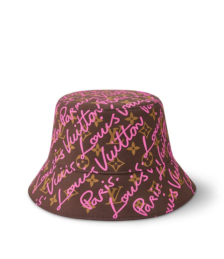 LV Script Bucket Hat