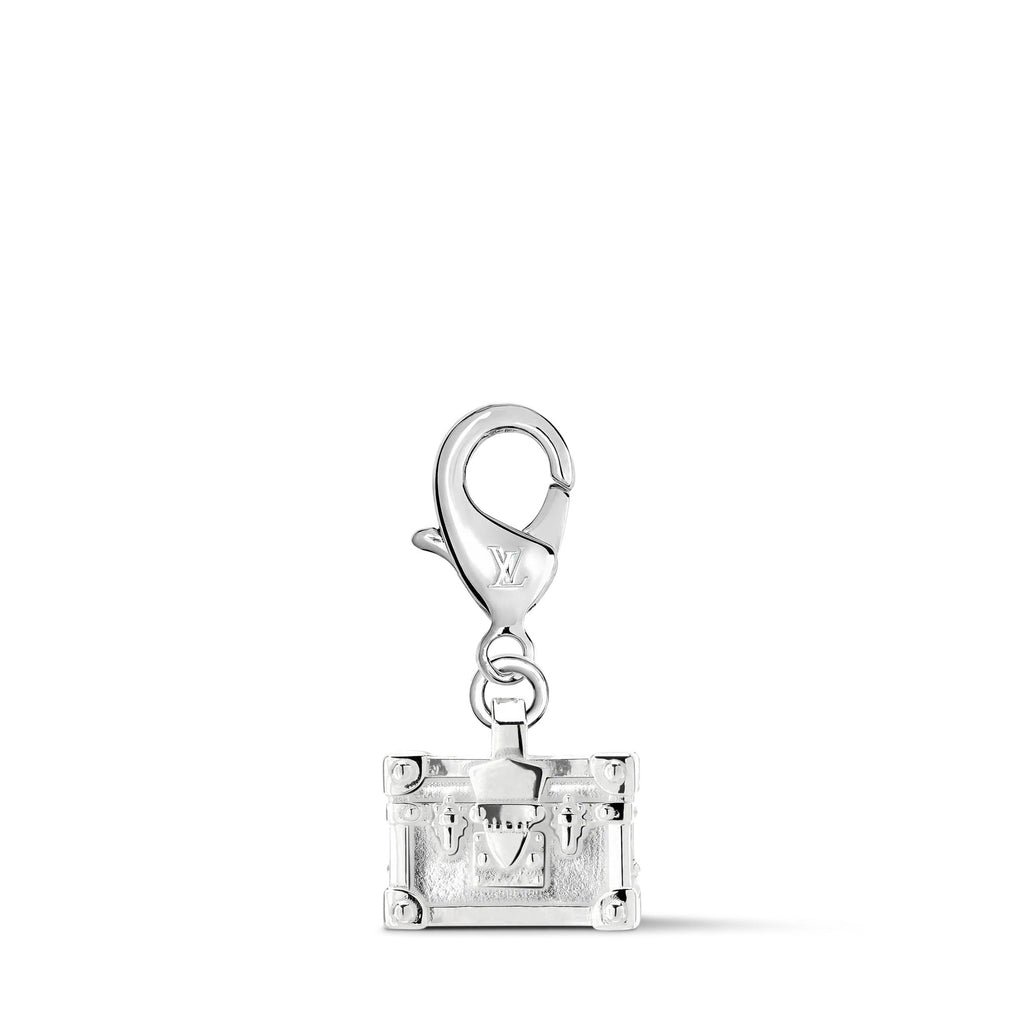 Petite Malle Silver LV Charm