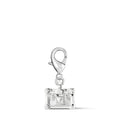 Petite Malle Silver LV Charm