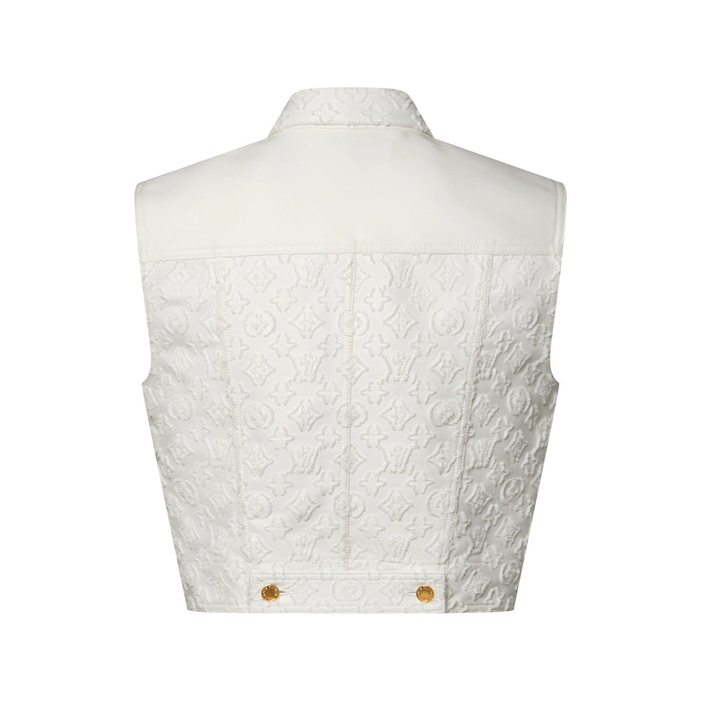 Sleeveless Monogram Fil Coupé Jacket