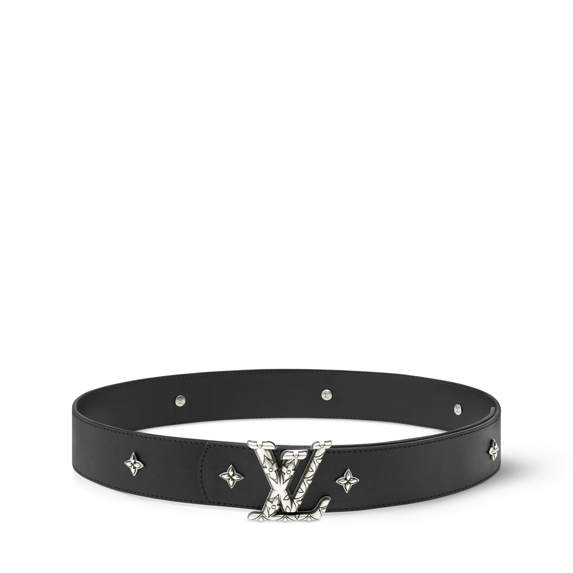 LV Dimension Drift Flower Studs 40mm Reversible Belt