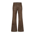 Coffee Indigo Denim Bootcut Pants
