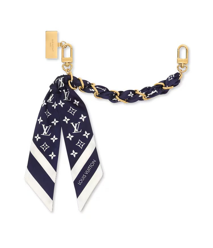Monogram Silhouette Chain Bag Charm
