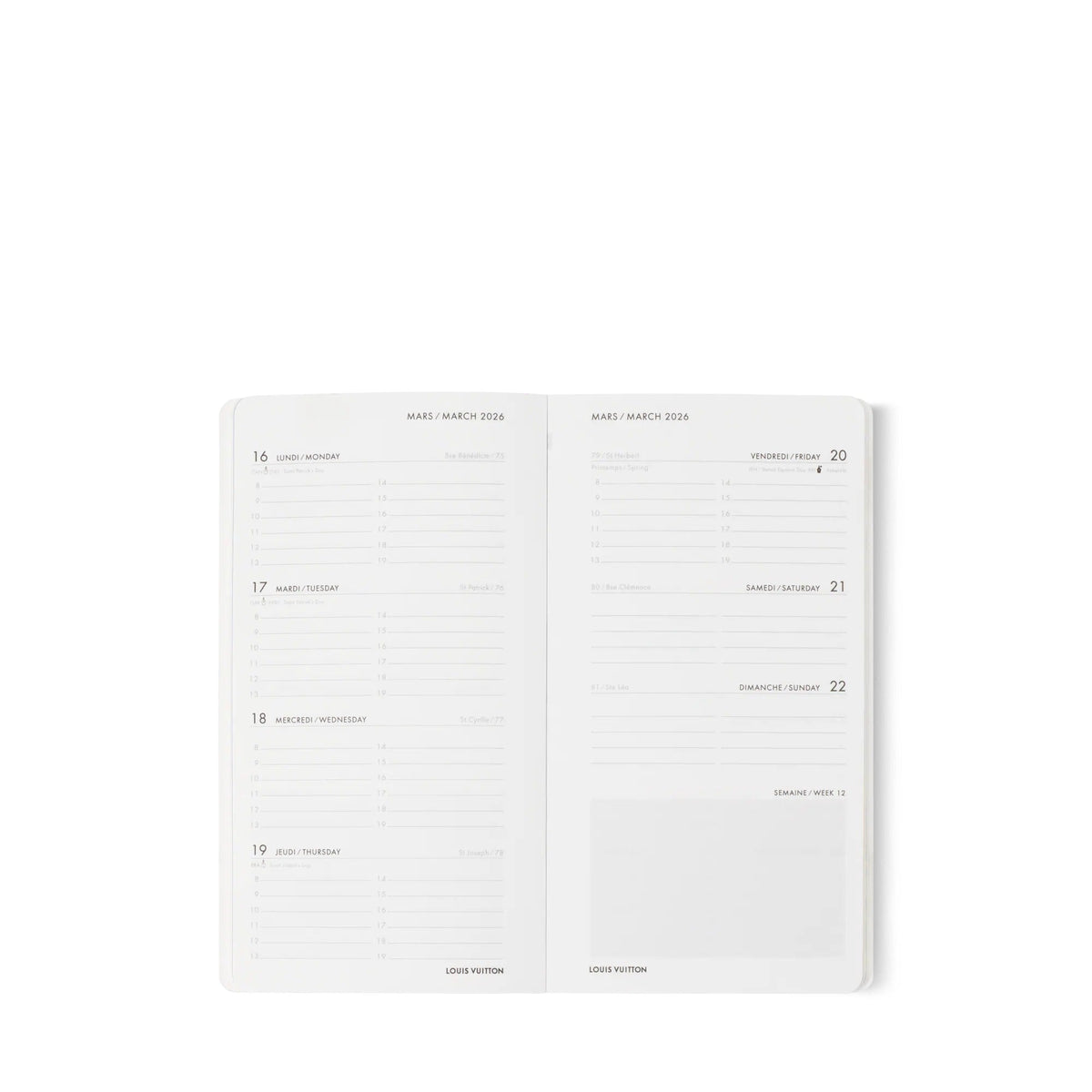 Pocket Agenda Refill 2026