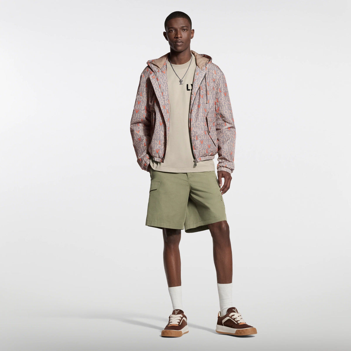 Printed Signature Windbreaker