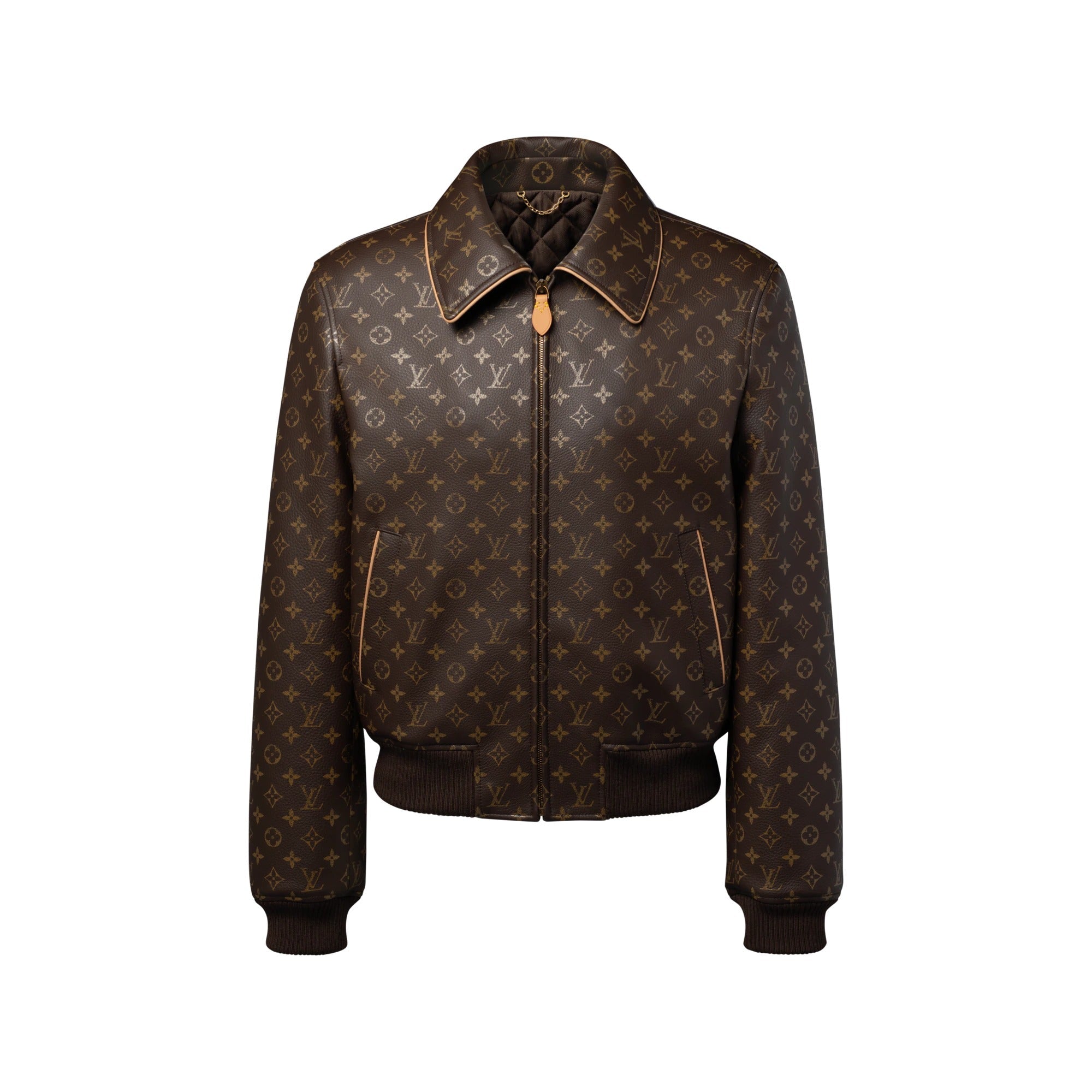 Monogram Padded Leather Blouson