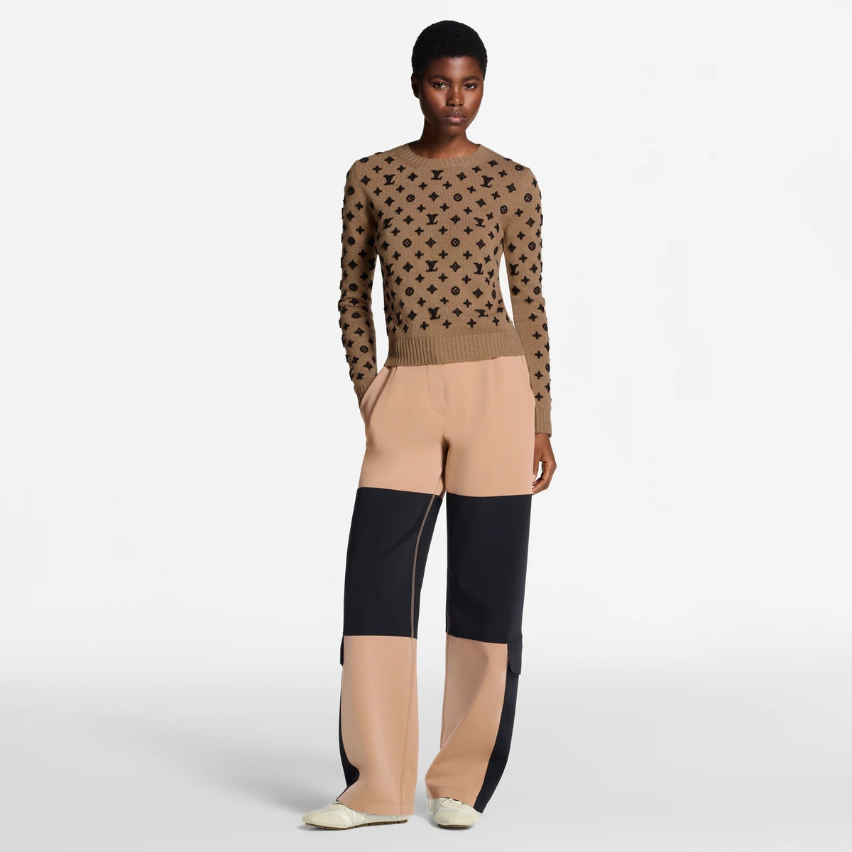 Monogram Cashmere Pullover