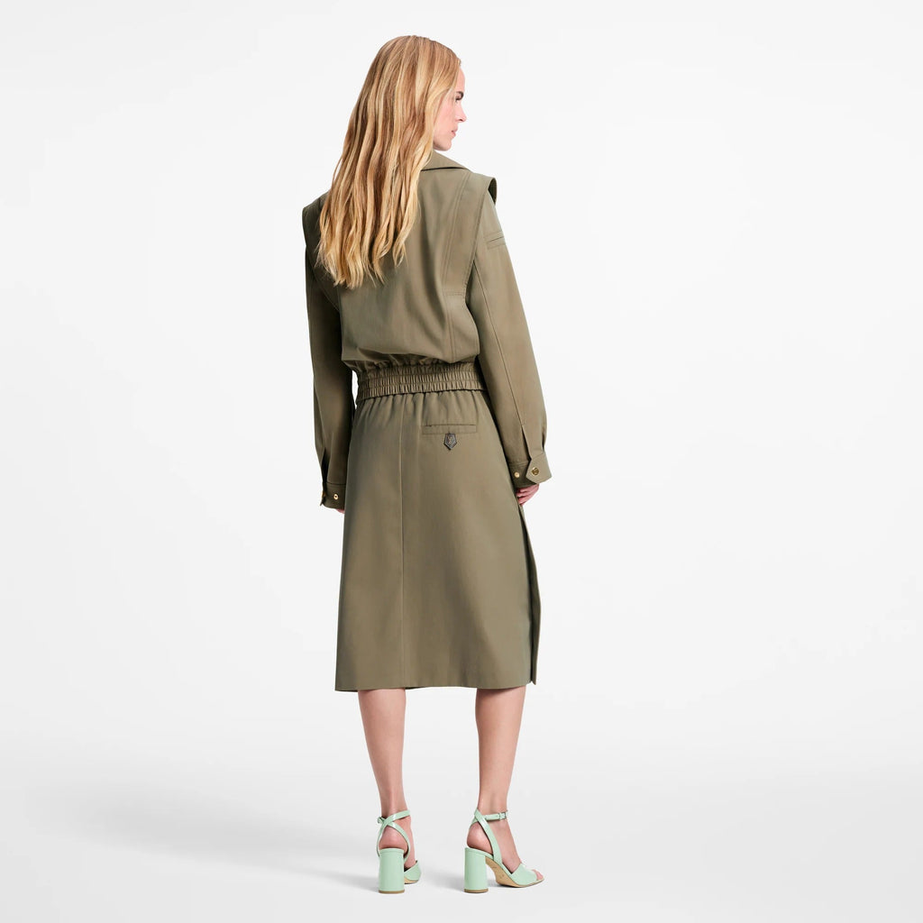 High Collar Zip-Up Jacket