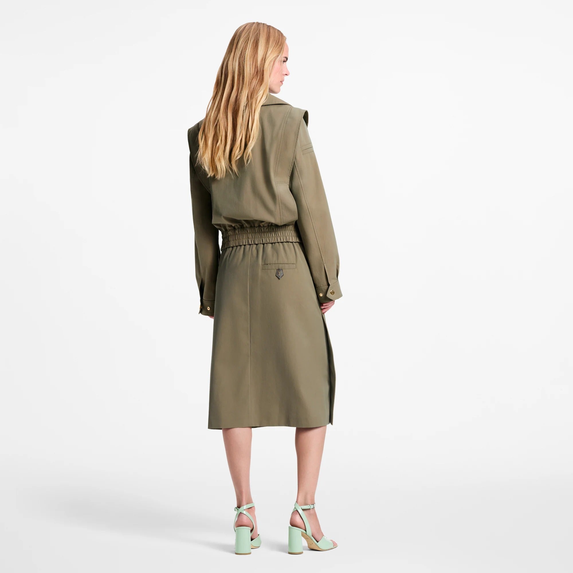 High Collar Zip-Up Jacket