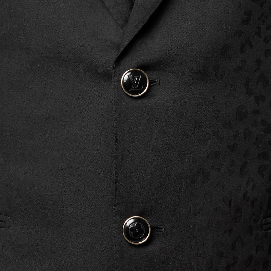 Satin Single-Breasted Pont Neuf Jacket