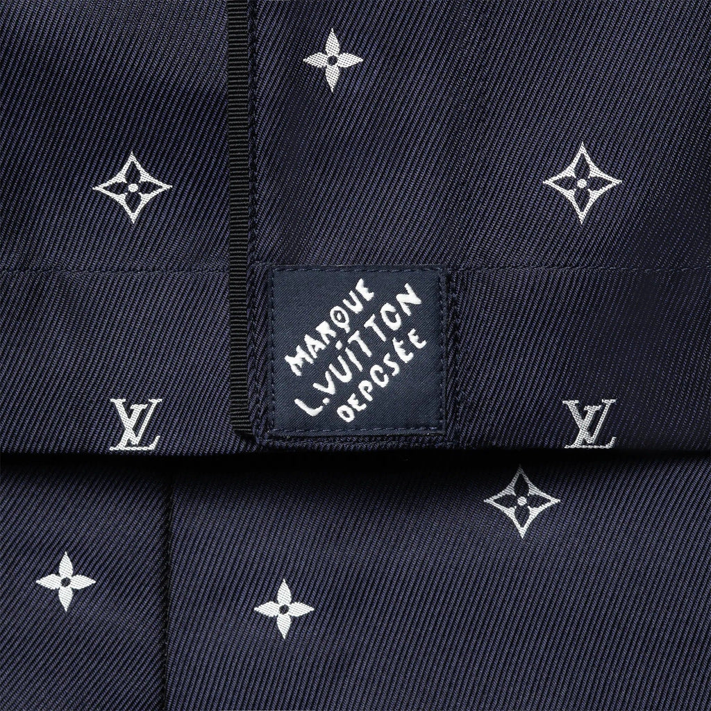 Monogram Silk Pajama Shirt