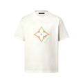 Monogram Flower 3D Gradient Print T-Shirt