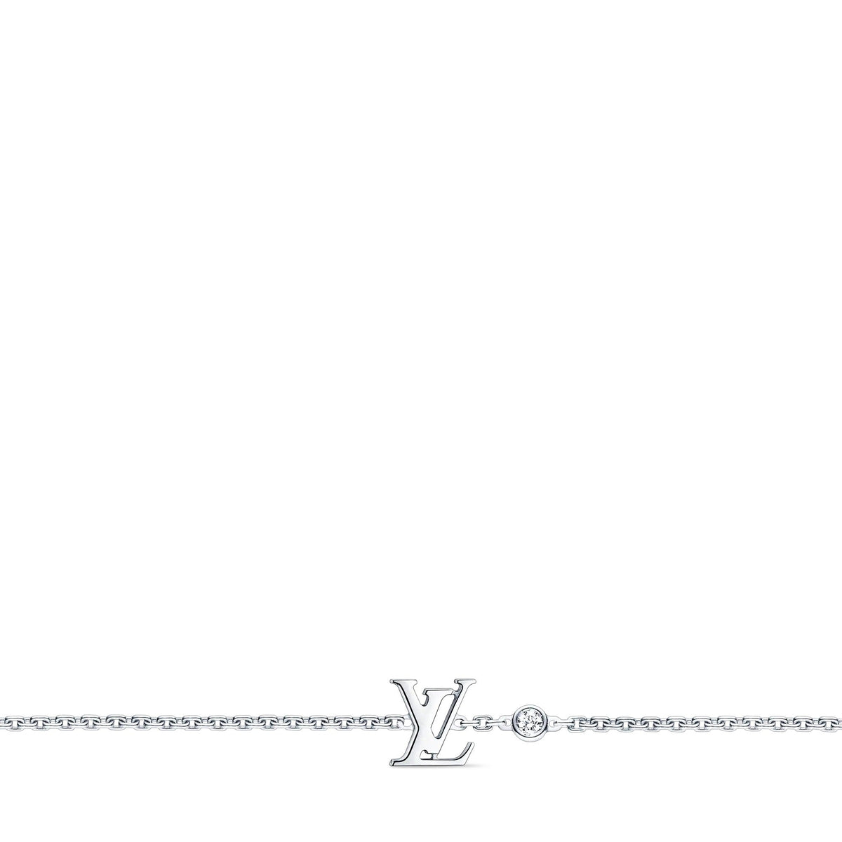 Idylle Blossom LV Bracelet, White Gold And Diamond