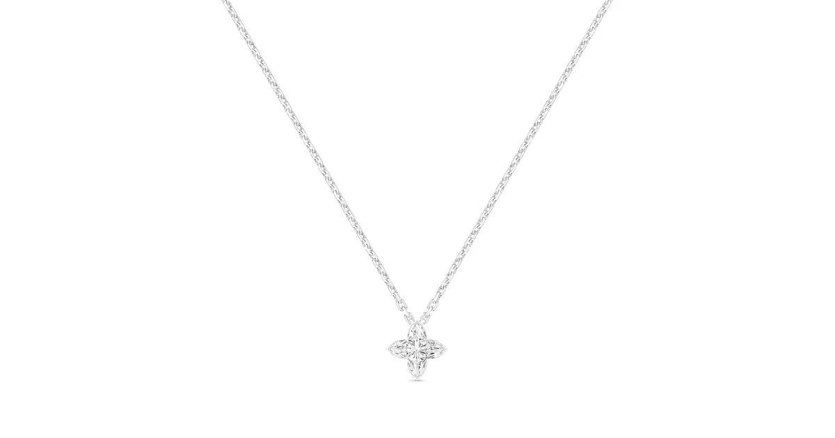 LV Diamonds Pendant, LV Monogram Star cut