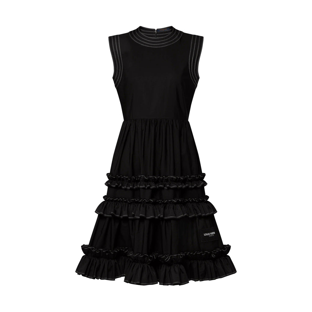 Ruffle Trim Dress