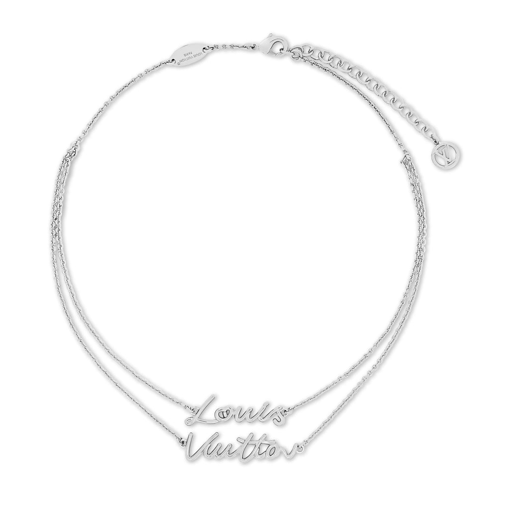 LV Script Necklace