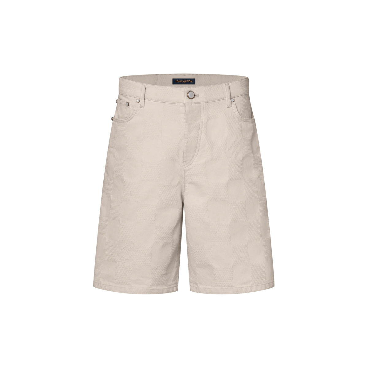 Damier 3D Light Denim Shorts