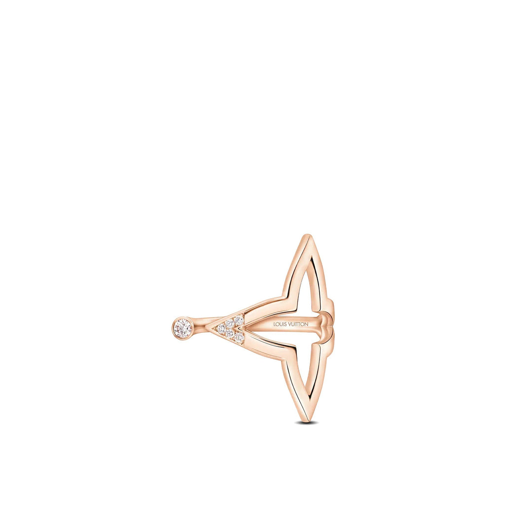 Ombre Blossom Open Ring, Pink Gold and Diamonds