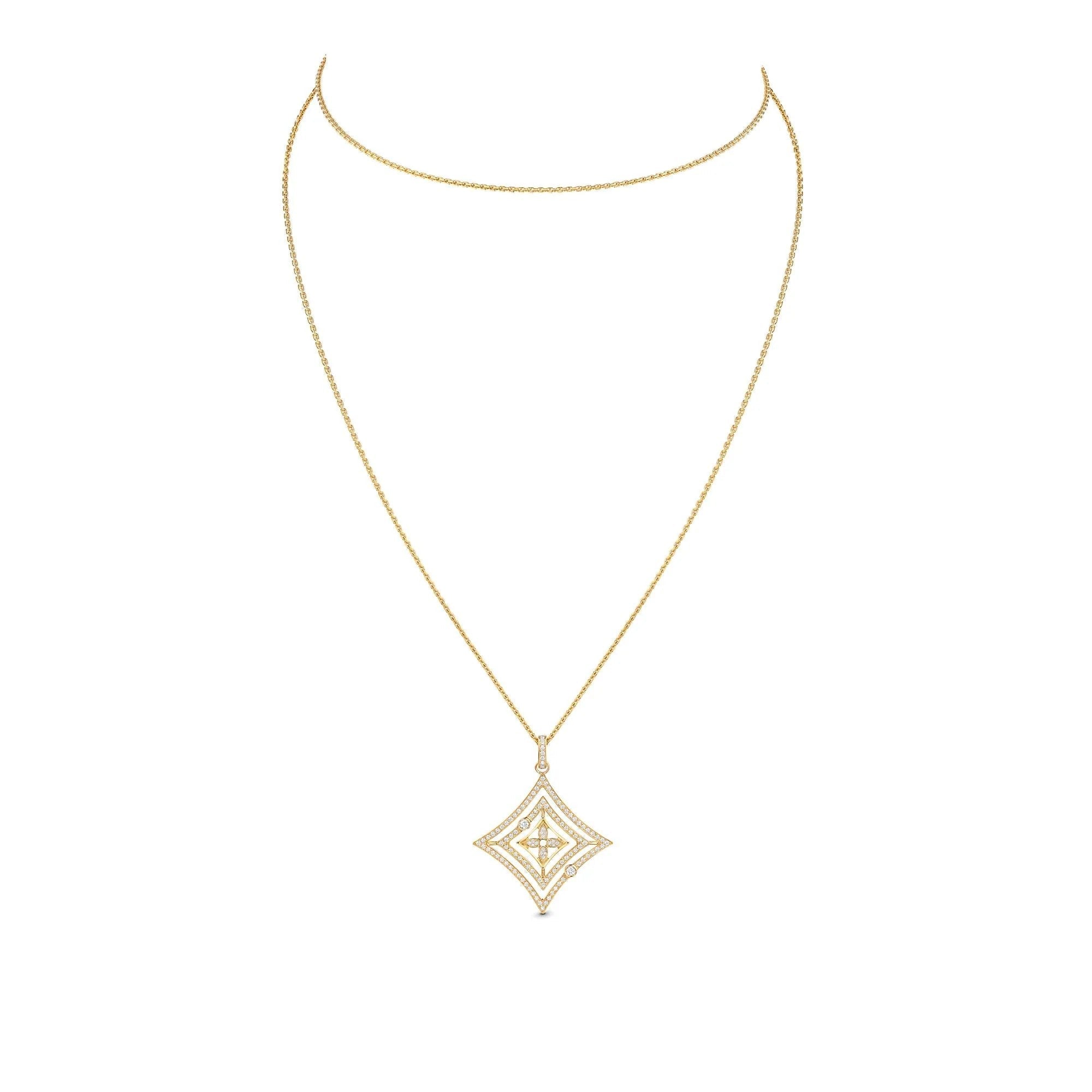 Idylle Blossom Medallion, Yellow Gold And Diamonds