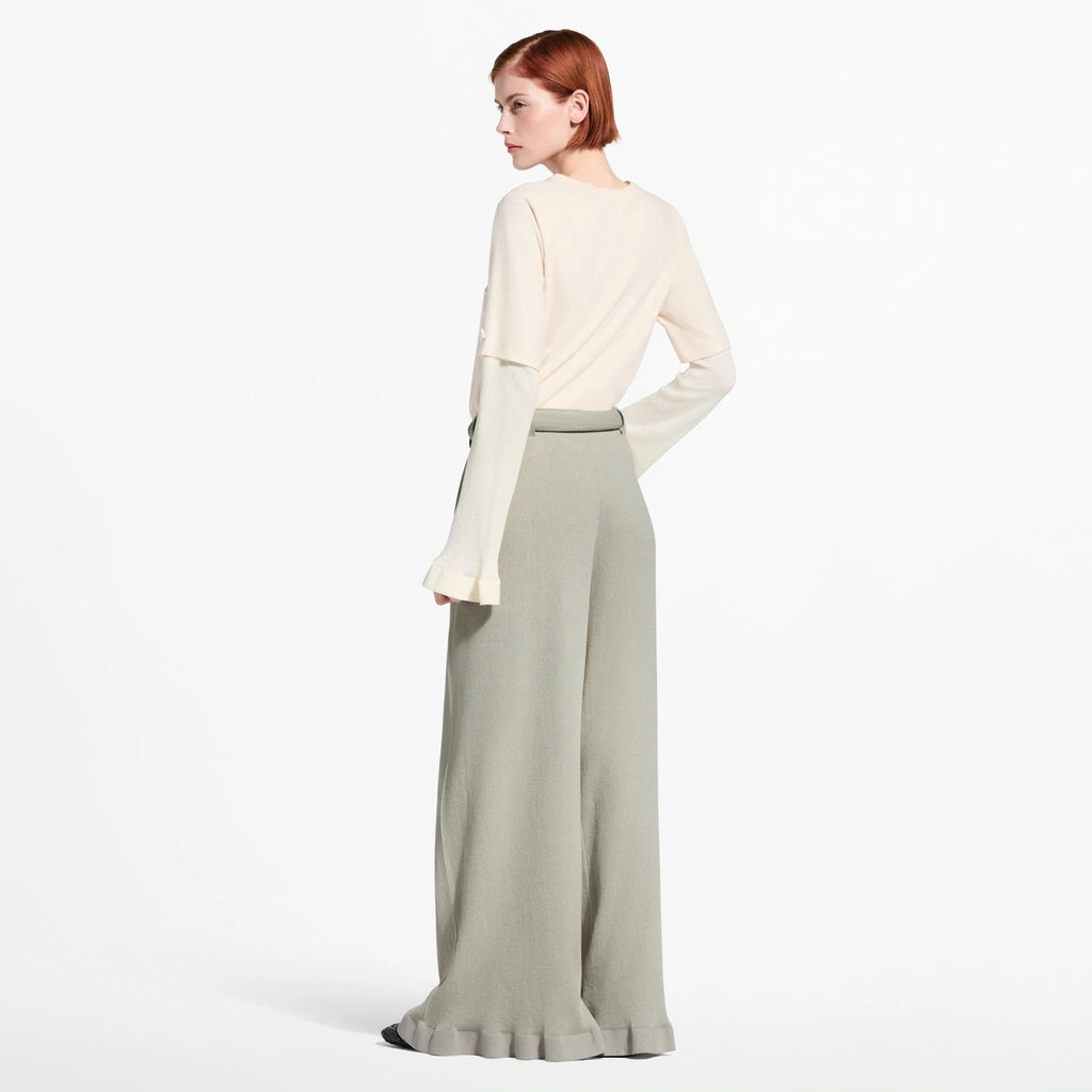 Layer-Effect Long-Sleeved T-Shirt
