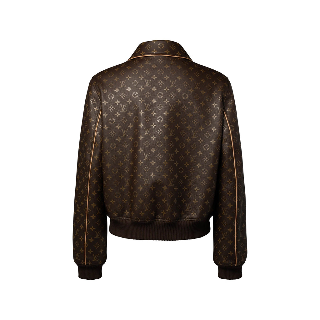 Monogram Padded Leather Blouson