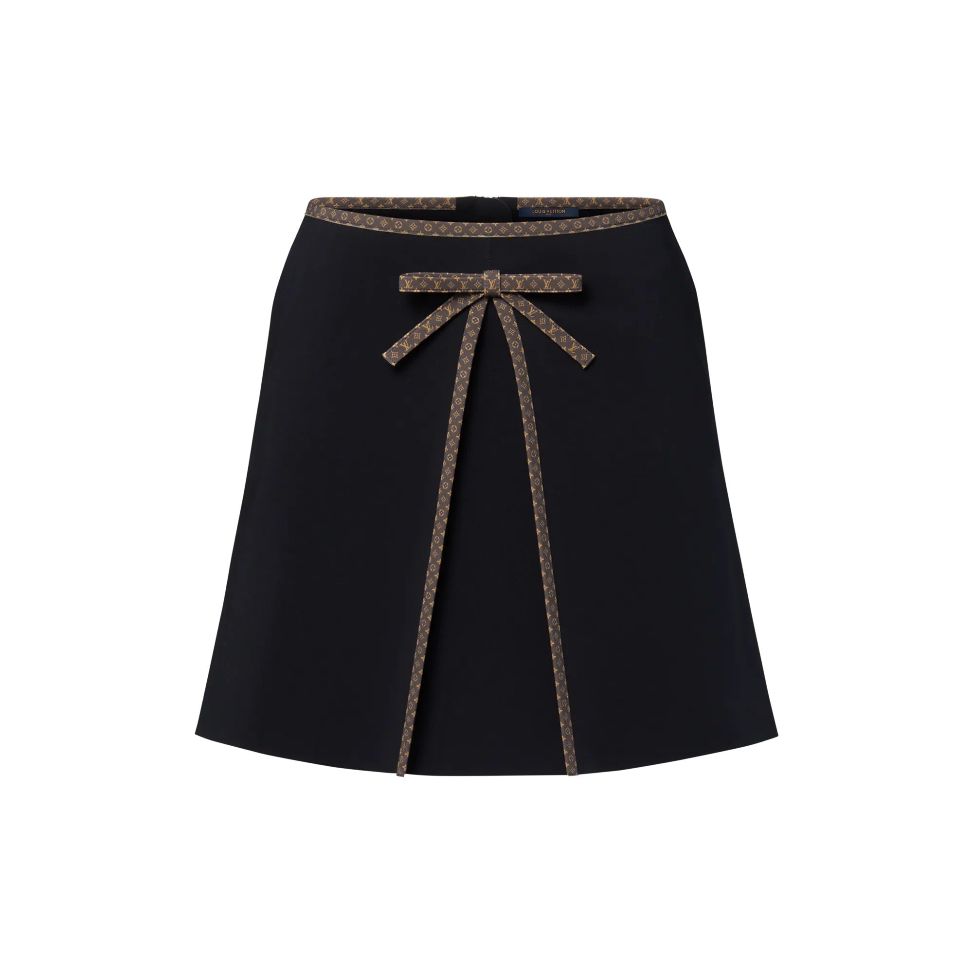 Monogram Bow Mini Skirt