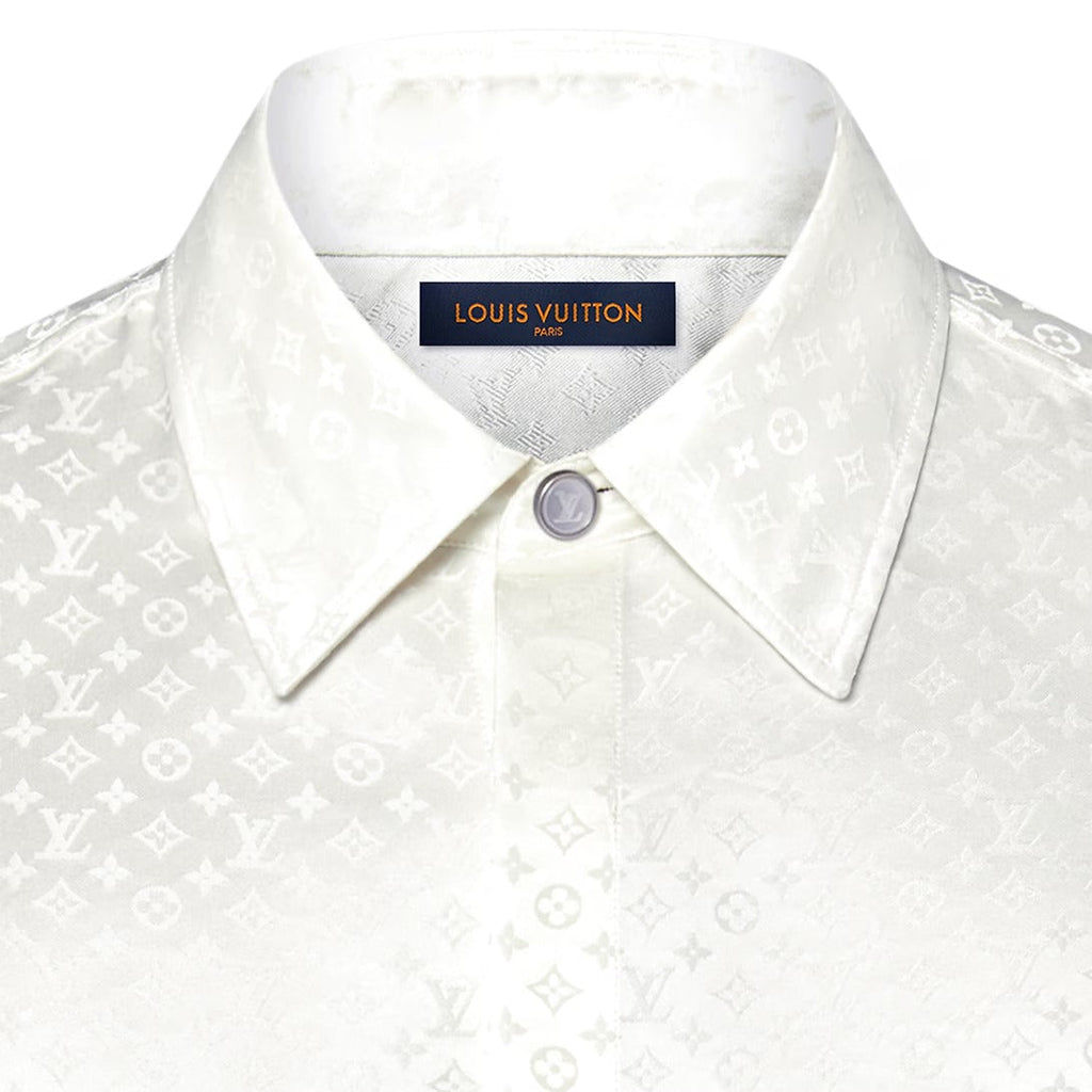 Mini Monogram Silk Evening Shirt