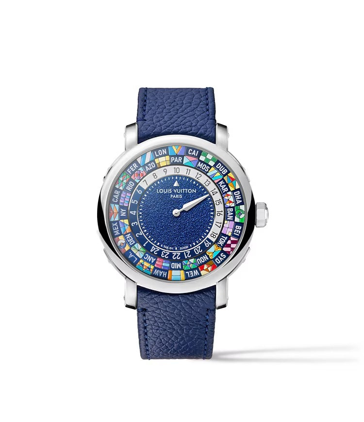 Louis Vuitton Escale Worldtime, Automatic, 40mm, Platinum