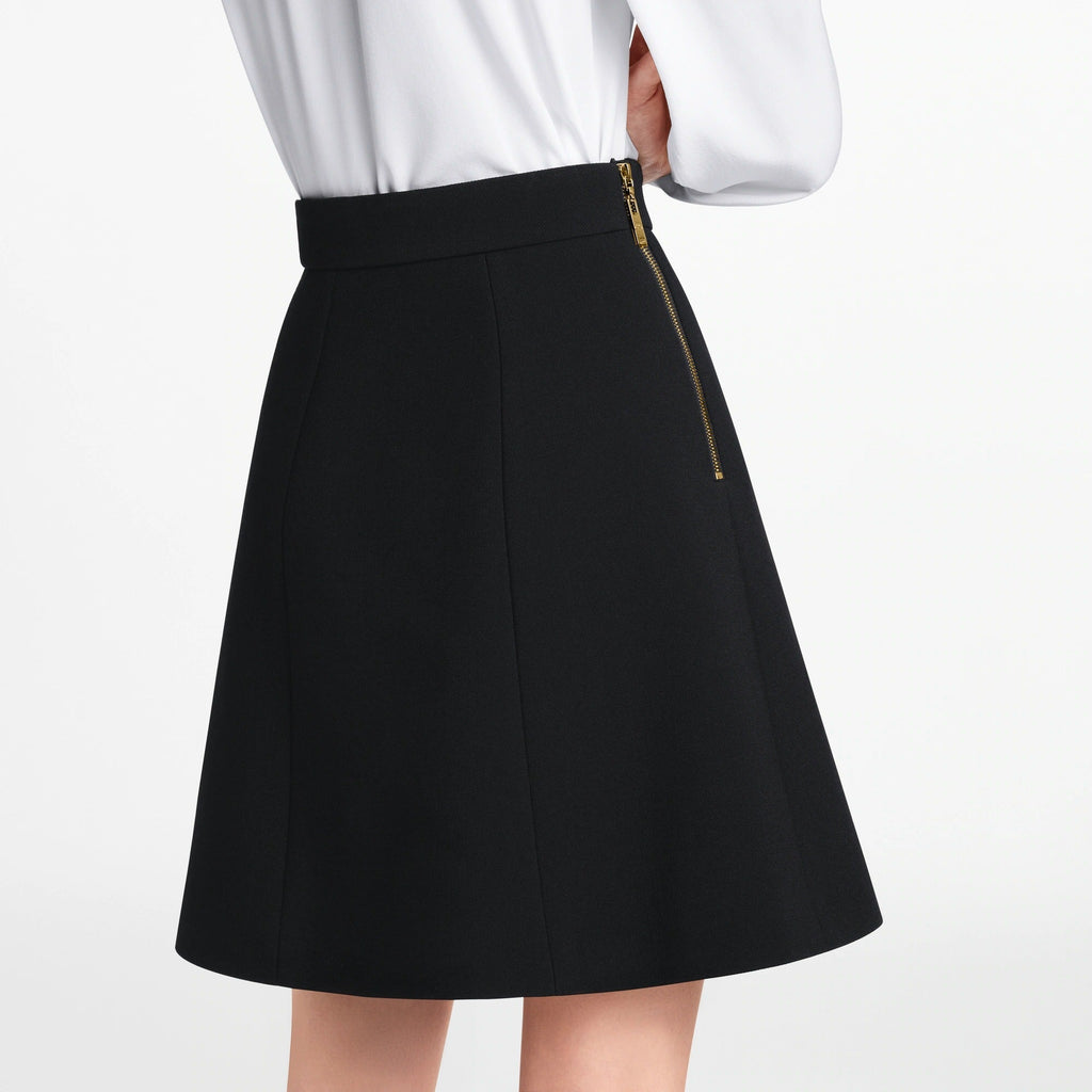 Chain Detail A-Line Mini Skirt