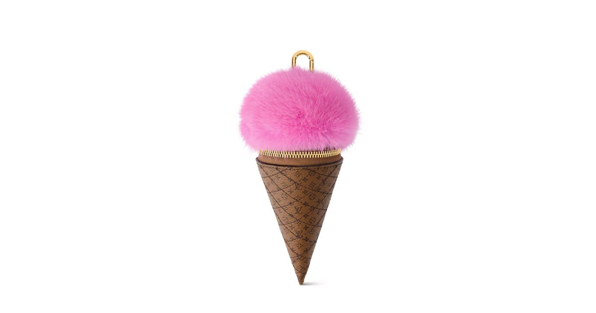 LV Ice Cream Bag Charm