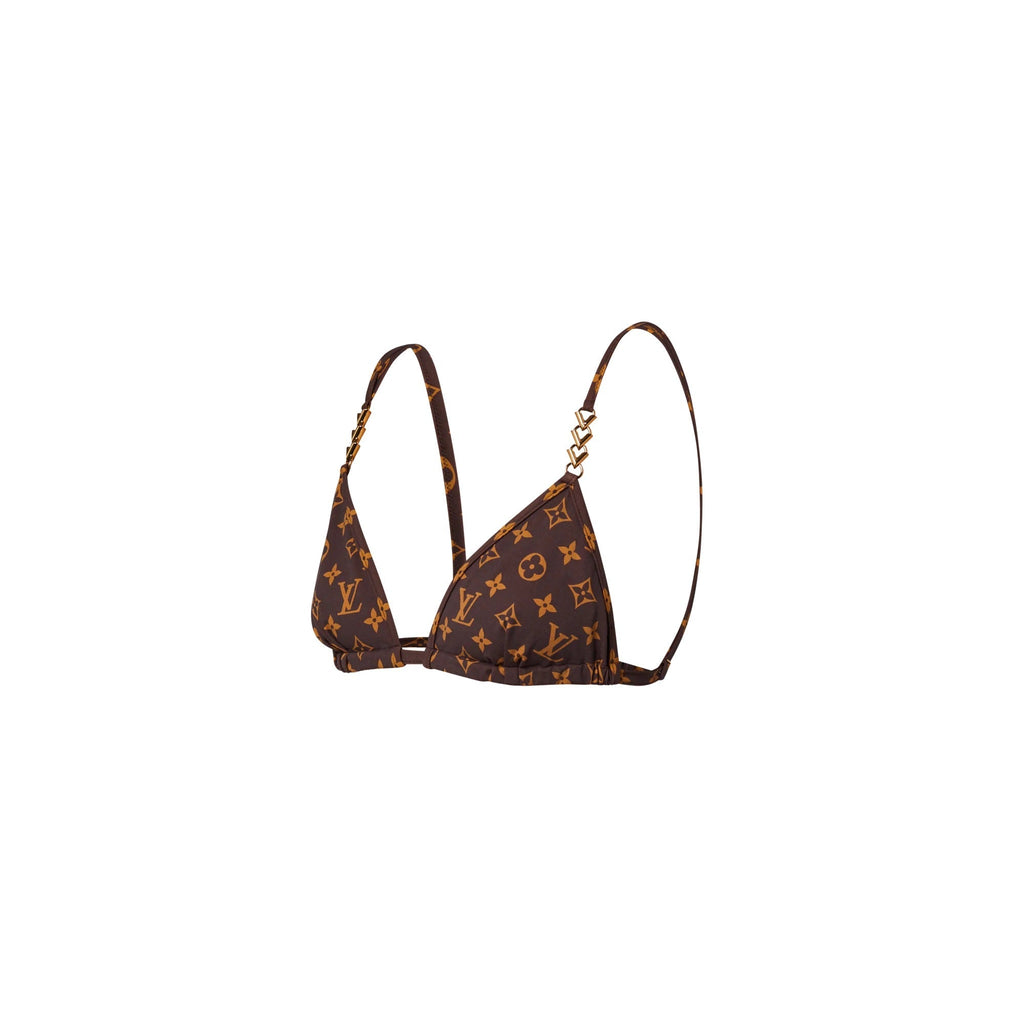 Monogram Bikini Top