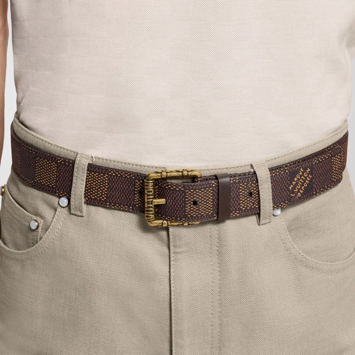 LV Drift Damier Heritage 35mm Belt