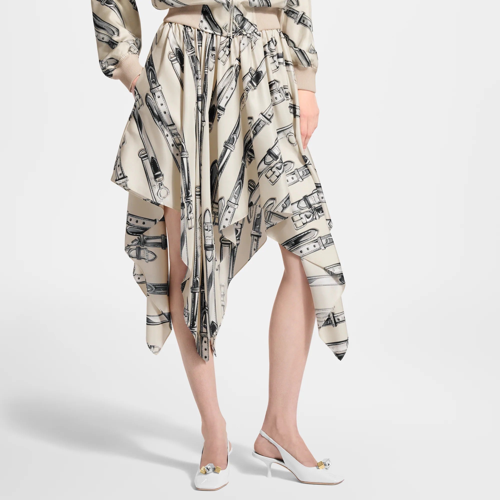 Buckle Up Handkerchief Skirt