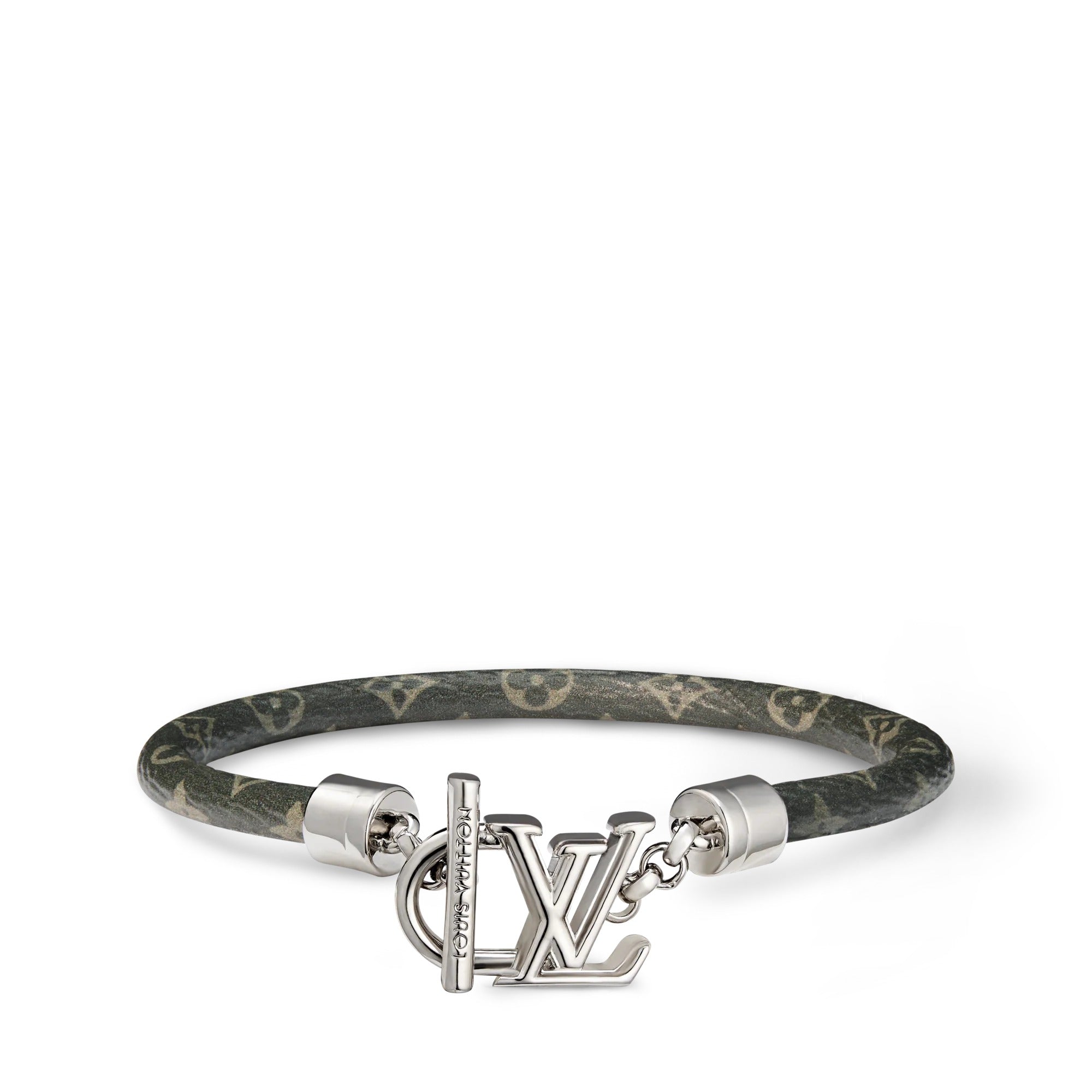 LV Dimension Monogram Leather Bracelet