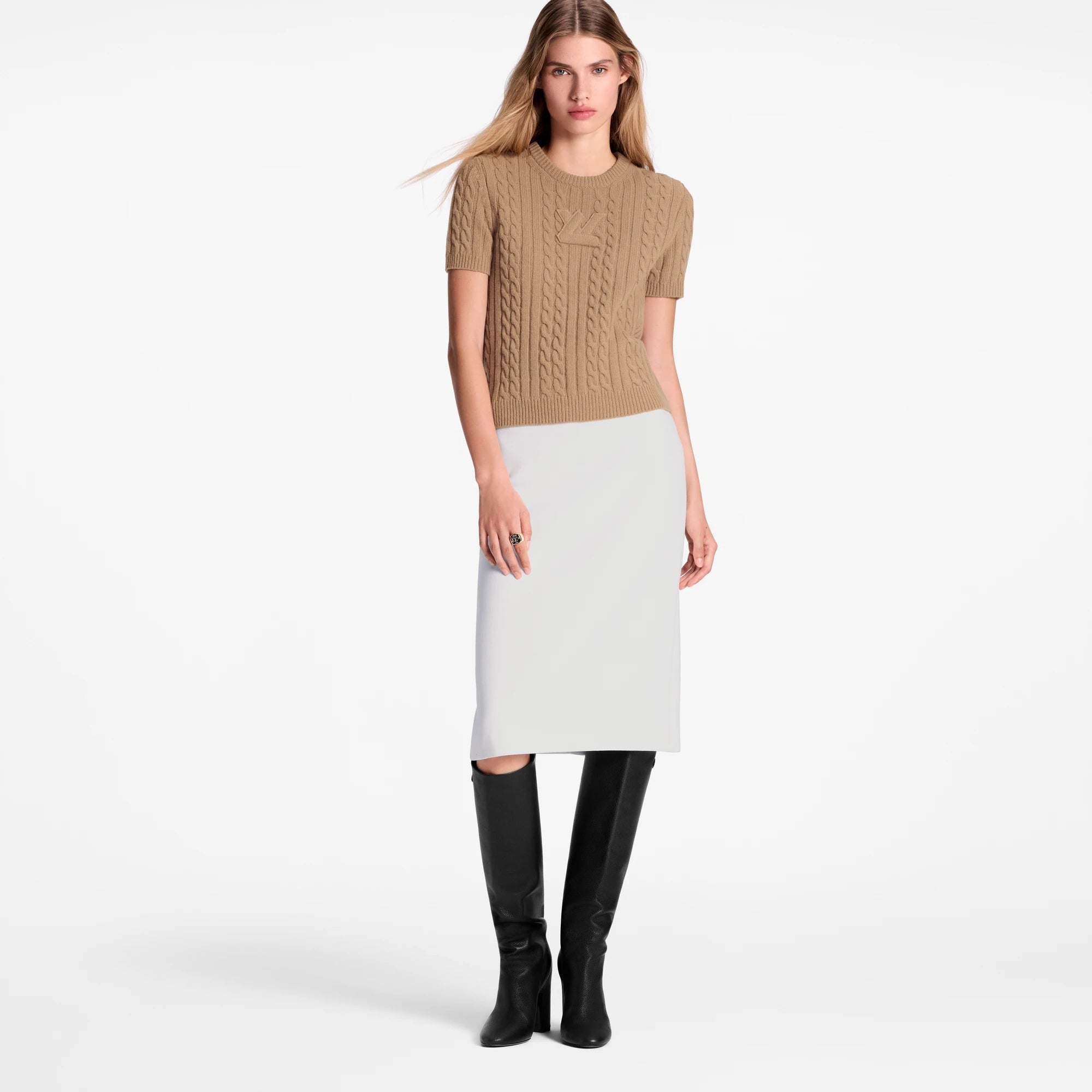 Signature Cable Knit Top