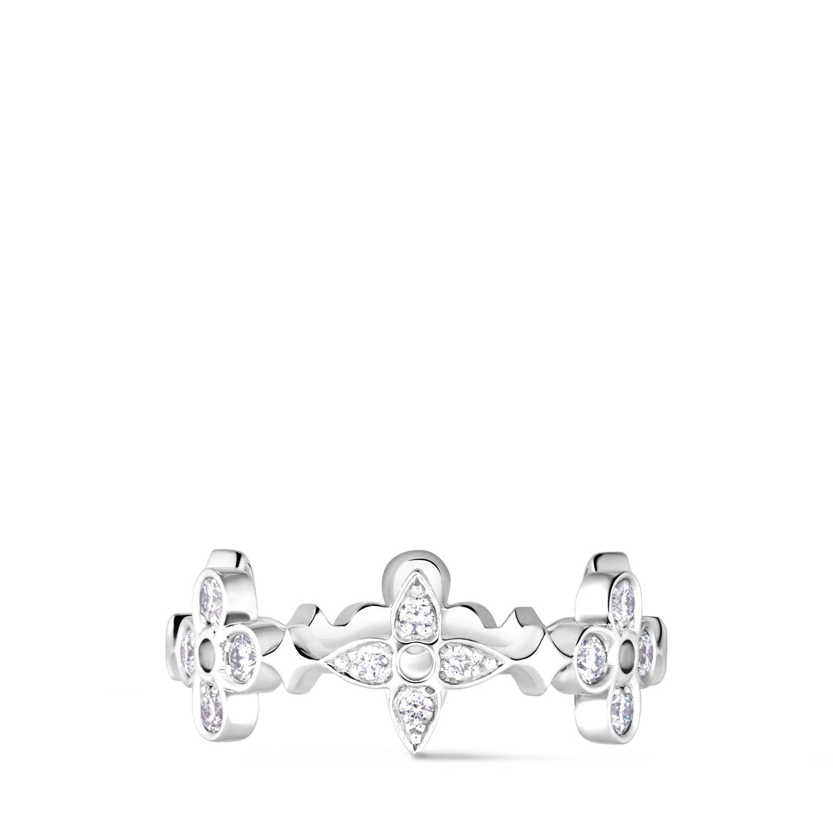 Dentelle Ring, White Gold And Diamonds