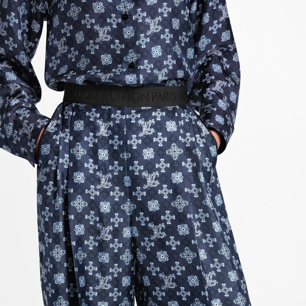 Nouveau Monogram Tailored Wide-Leg Pants