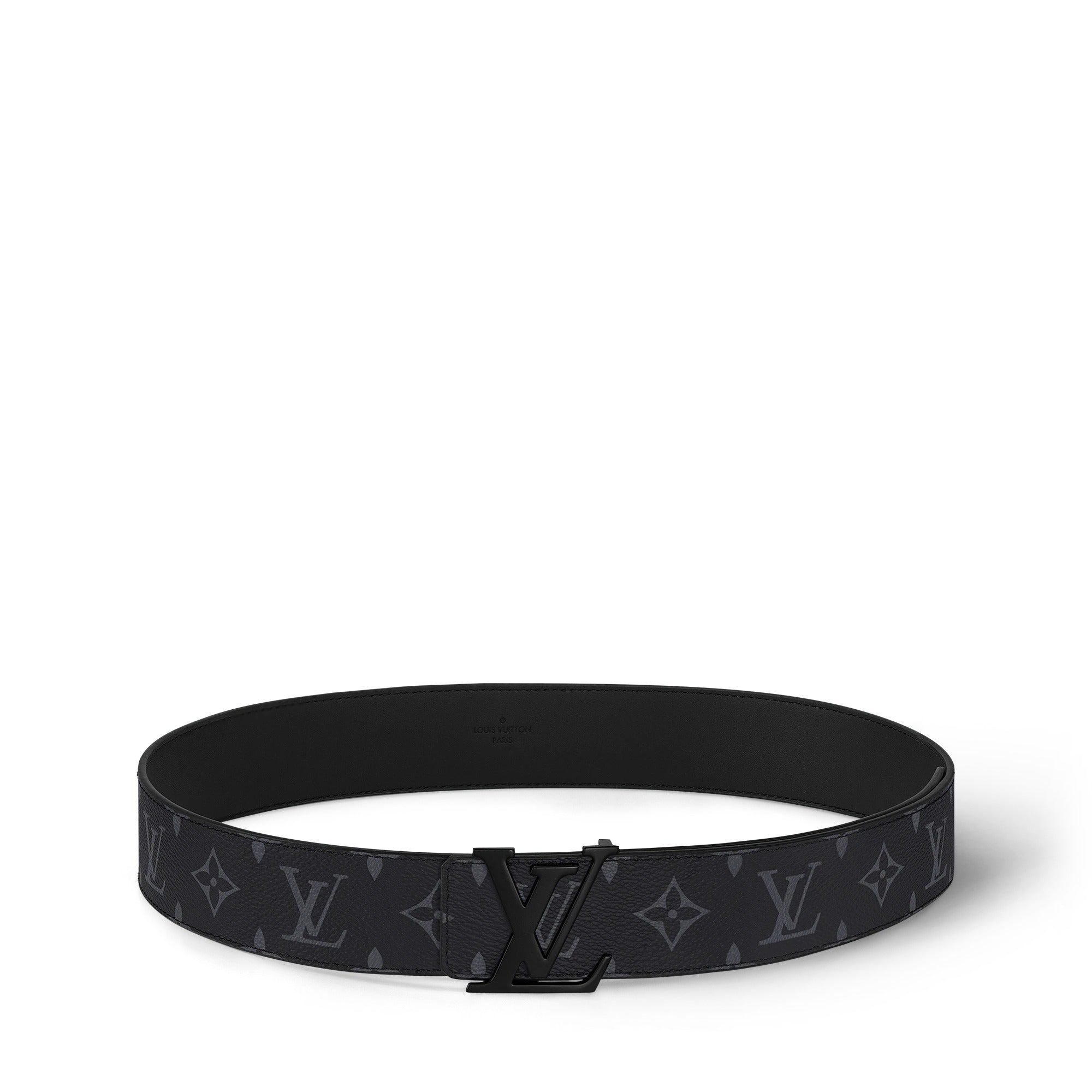 LV Initiales 40mm Matte Black Belt