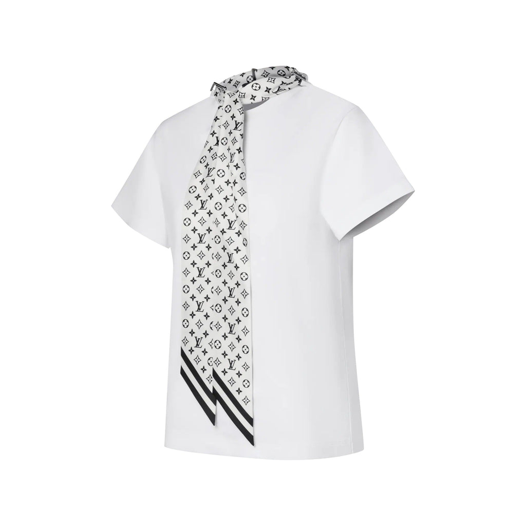 Signature Scarf Detail T-Shirt