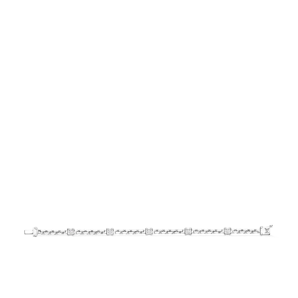 Les Gastons Vuitton Trunk Bracelet, White Gold and Diamonds