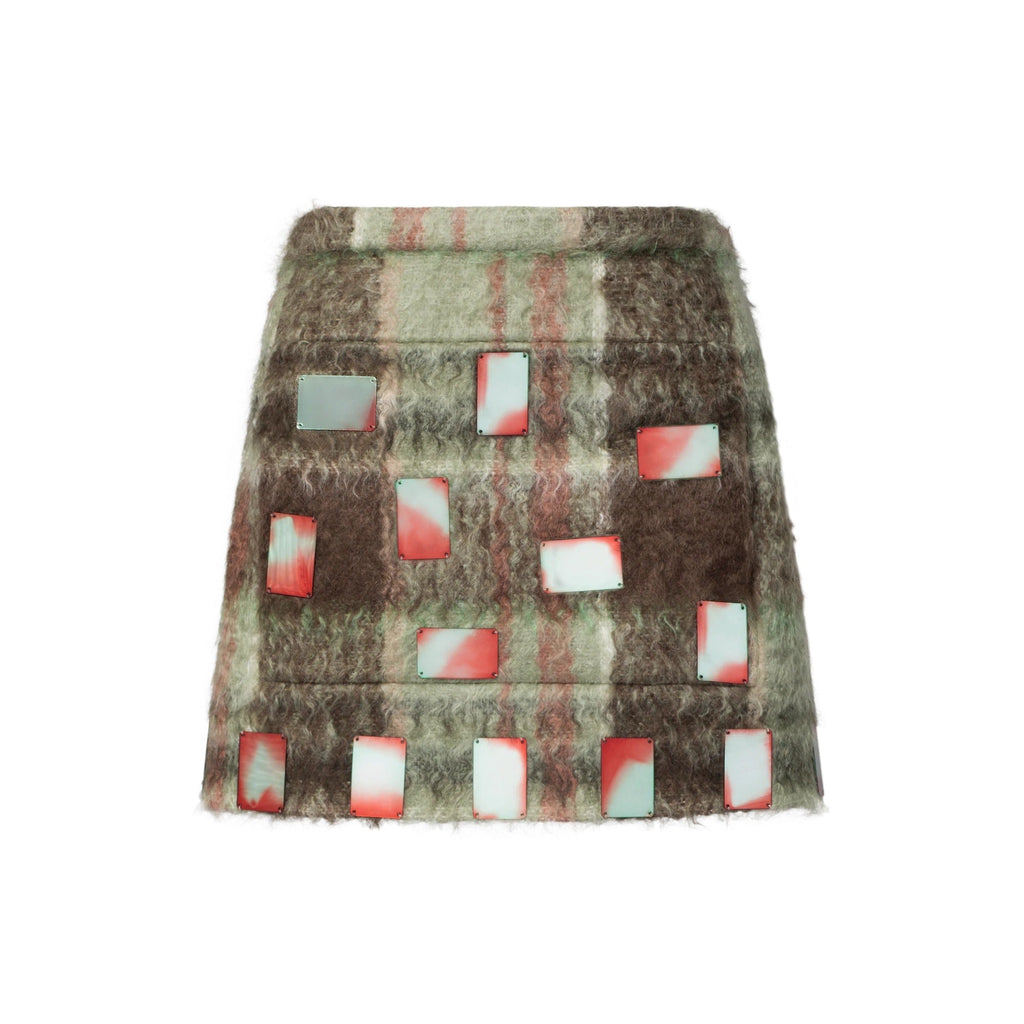 Mirror Charm Tartan Skirt