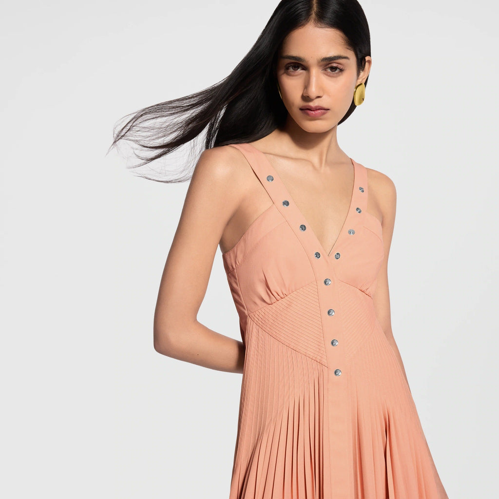 Studded Strap Dress