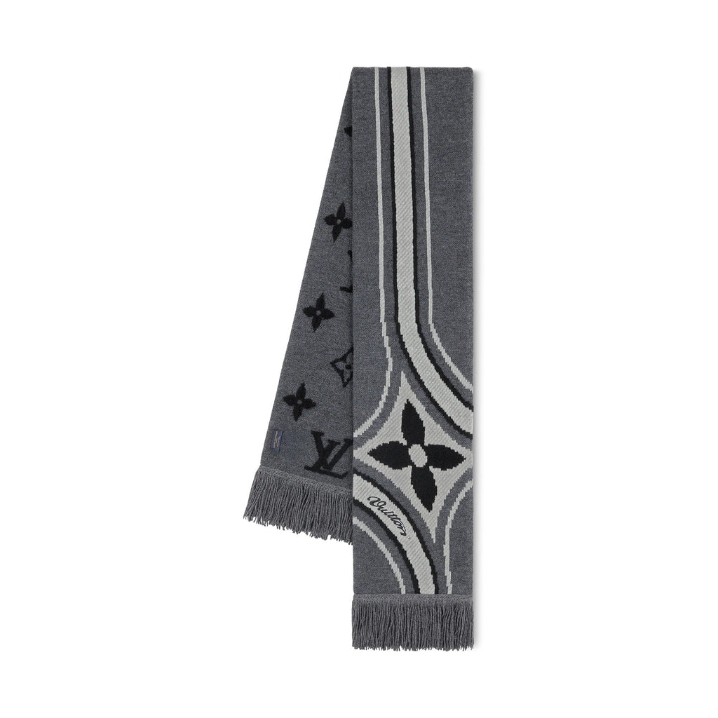 Graphic Flower Scarf