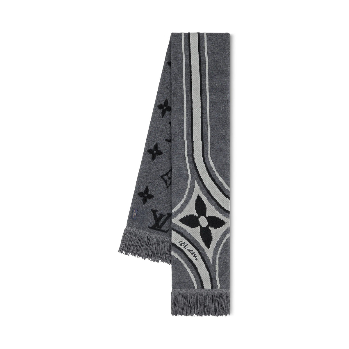 Graphic Flower Scarf