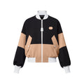Color-Blocked Bomber Jacket