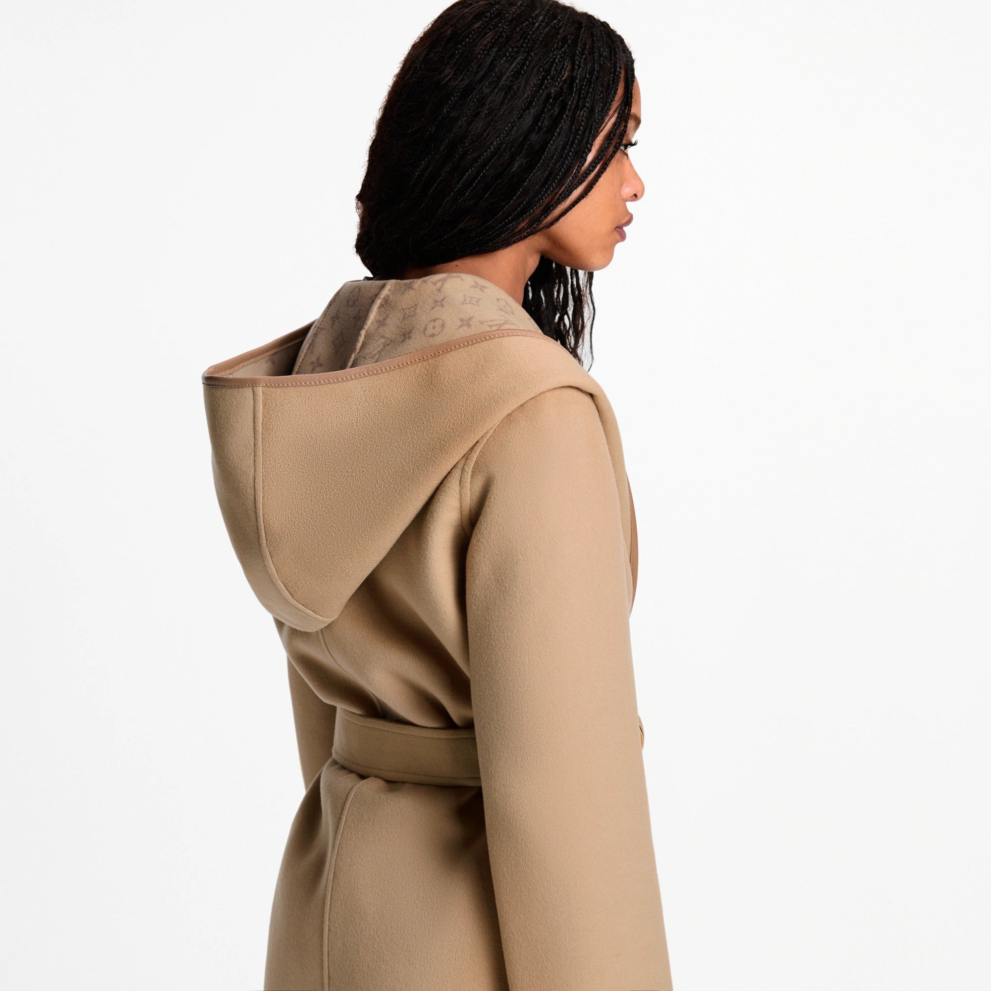Belted Short Wrap Pea Coat