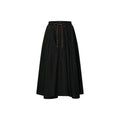 Drawstring Plissé Skirt