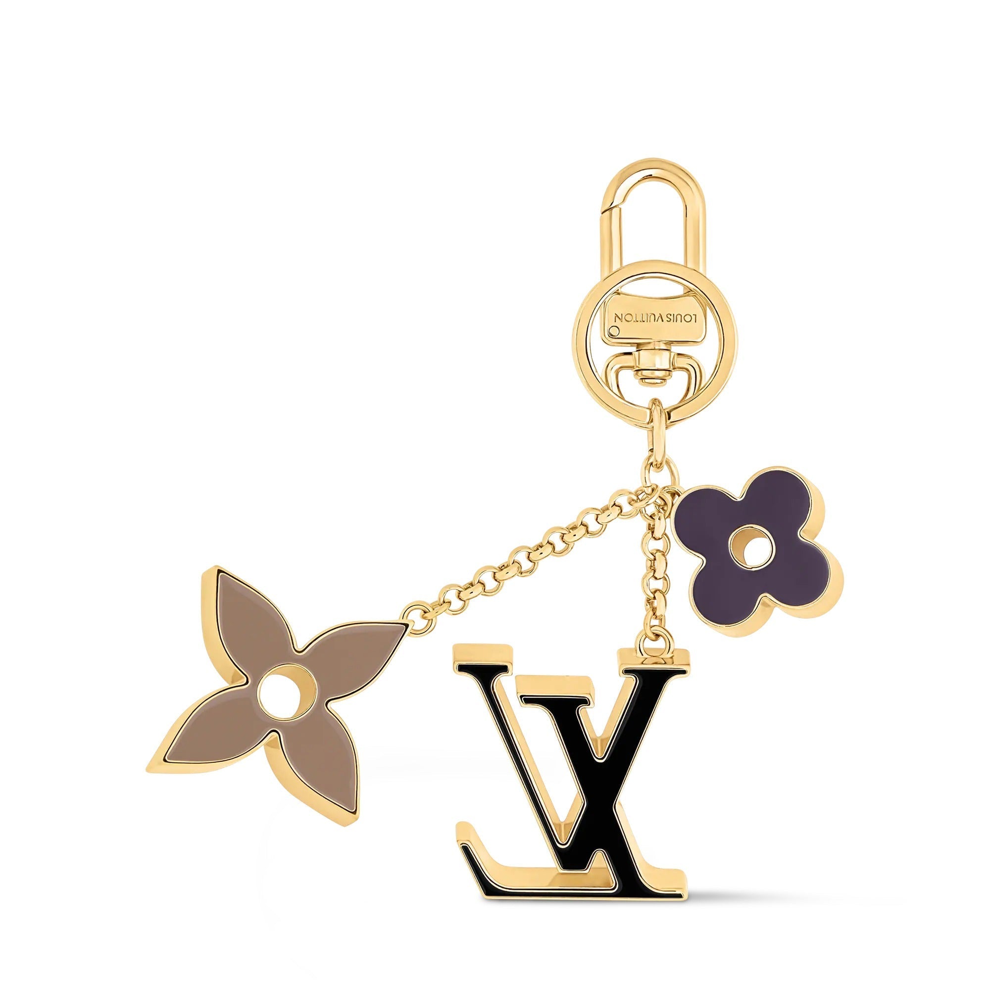 Fleur de Monogram Bag Charm