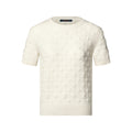 Embroidered Monogram Knit Top